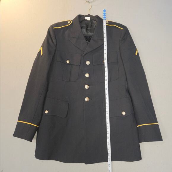 De Rossi & Son Army Blue 450 Mens Size 38RC Dress Uniform Jacket Coat Wool Blend - Picture 7 of 14